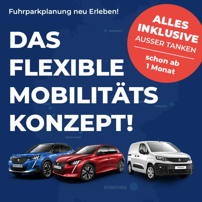 Auto-Abo ideal für Firmen und Gewerbe